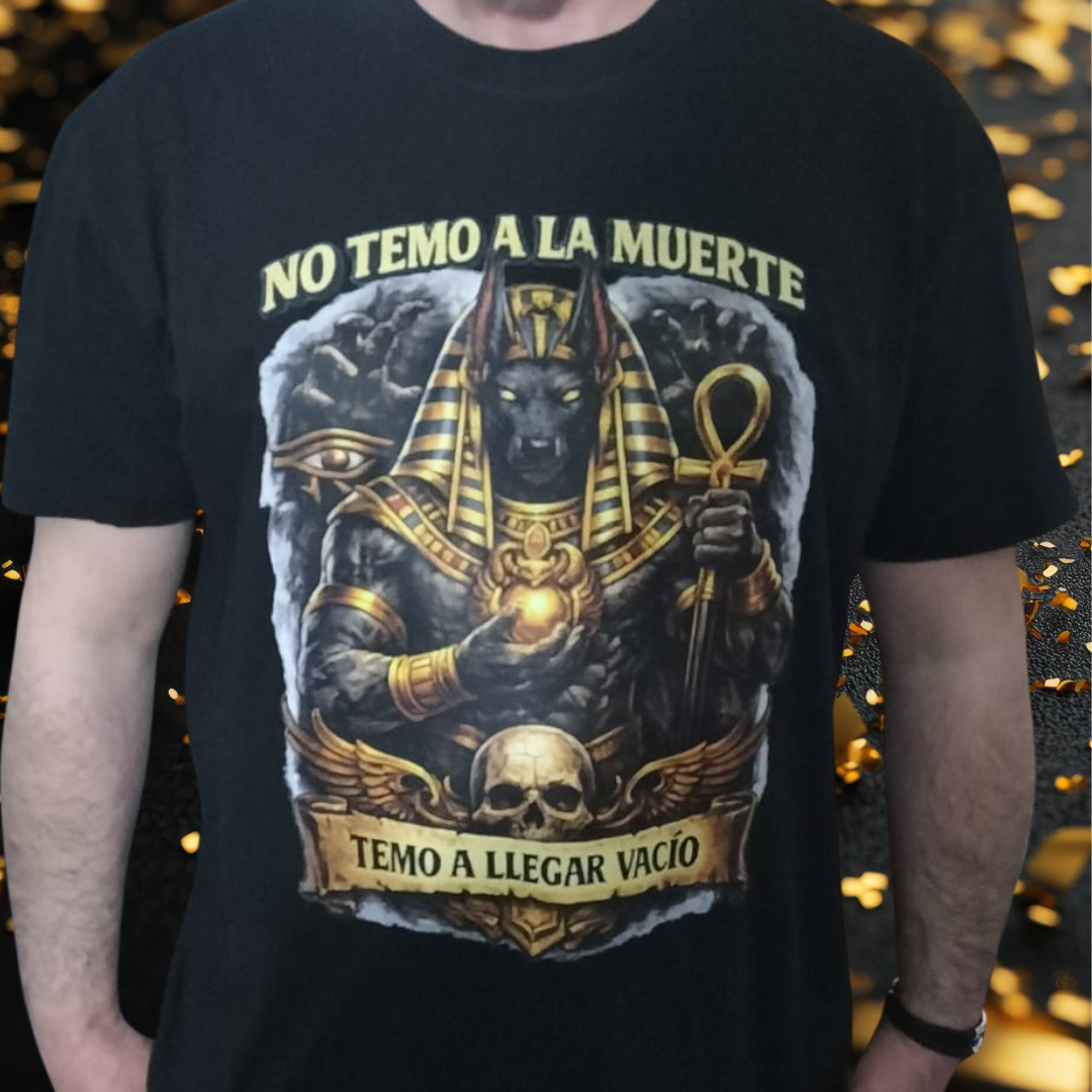 Camiseta “No Temo a la Muerte” – Fuerza Interior y Propósito