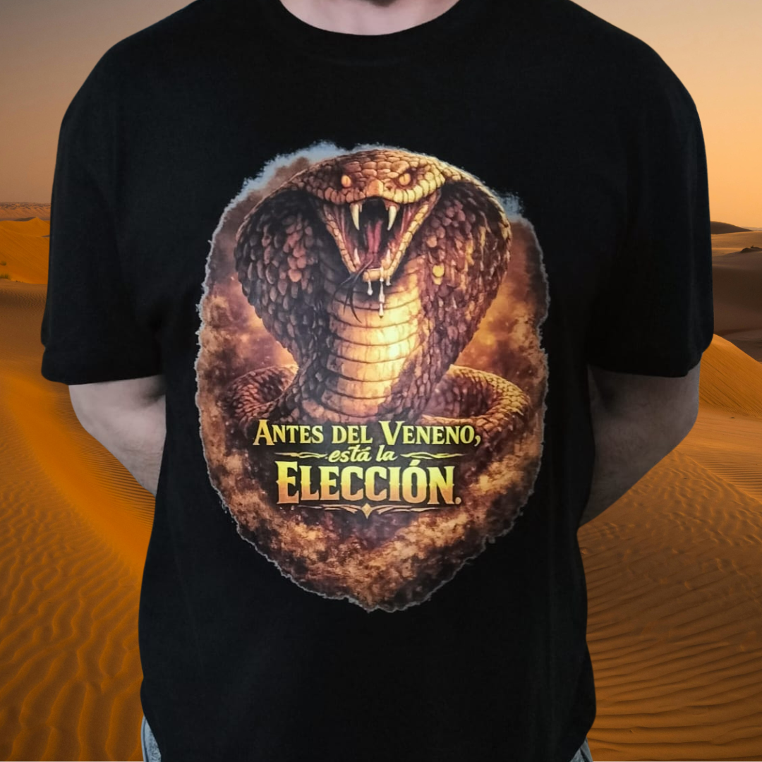 Camiseta “Antes del Veneno” – Fuerza y Elección