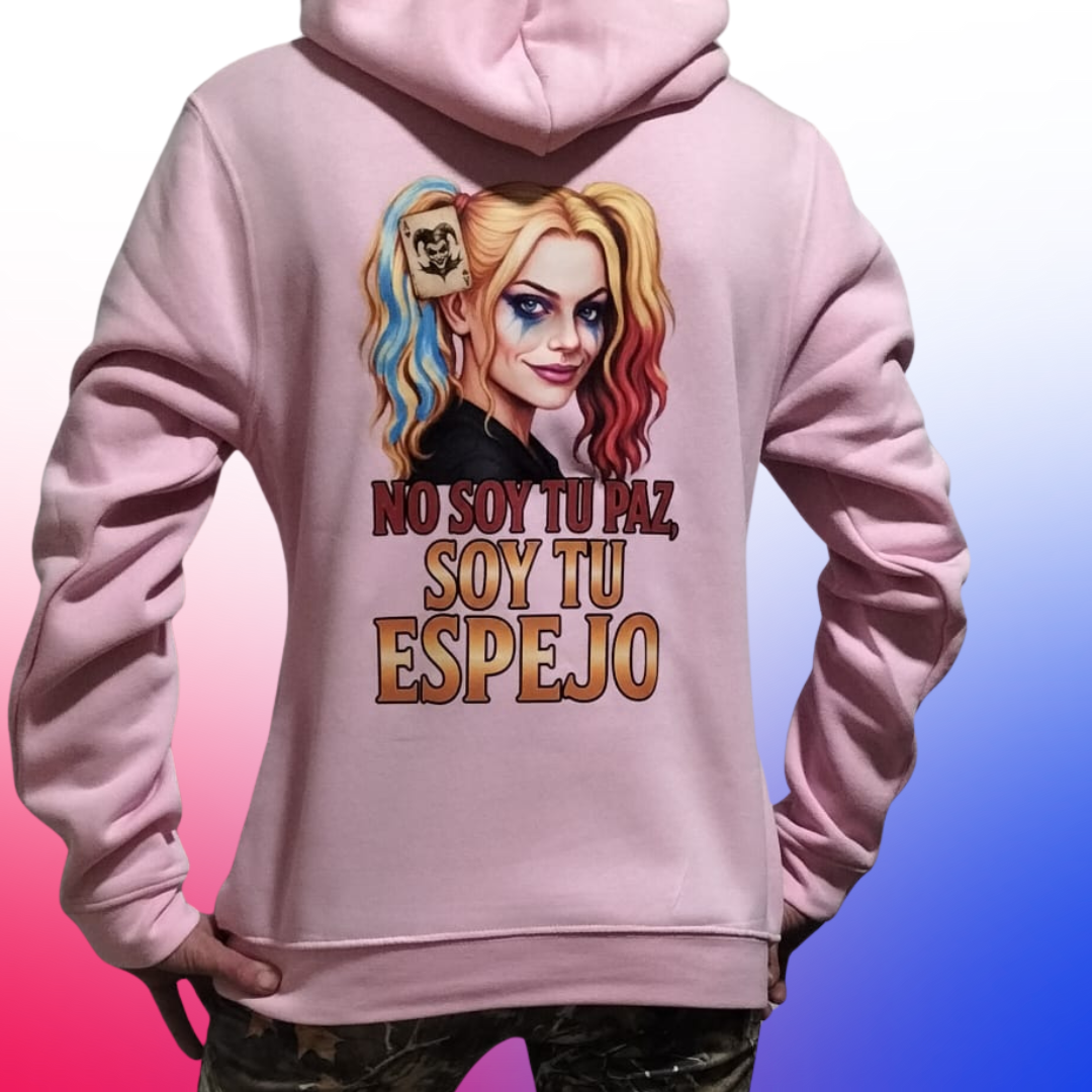 Sudadera “No soy tu paz, soy tu espejo” – Rebelde, consciente y sin filtros