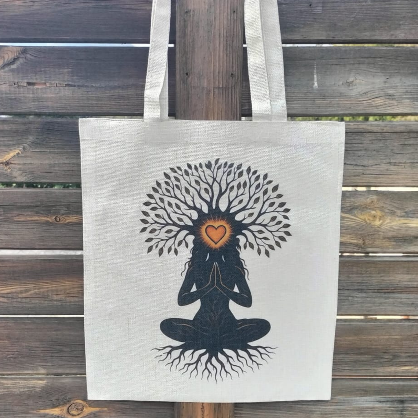 Enraíza tu Calma – Tote Símil Lino