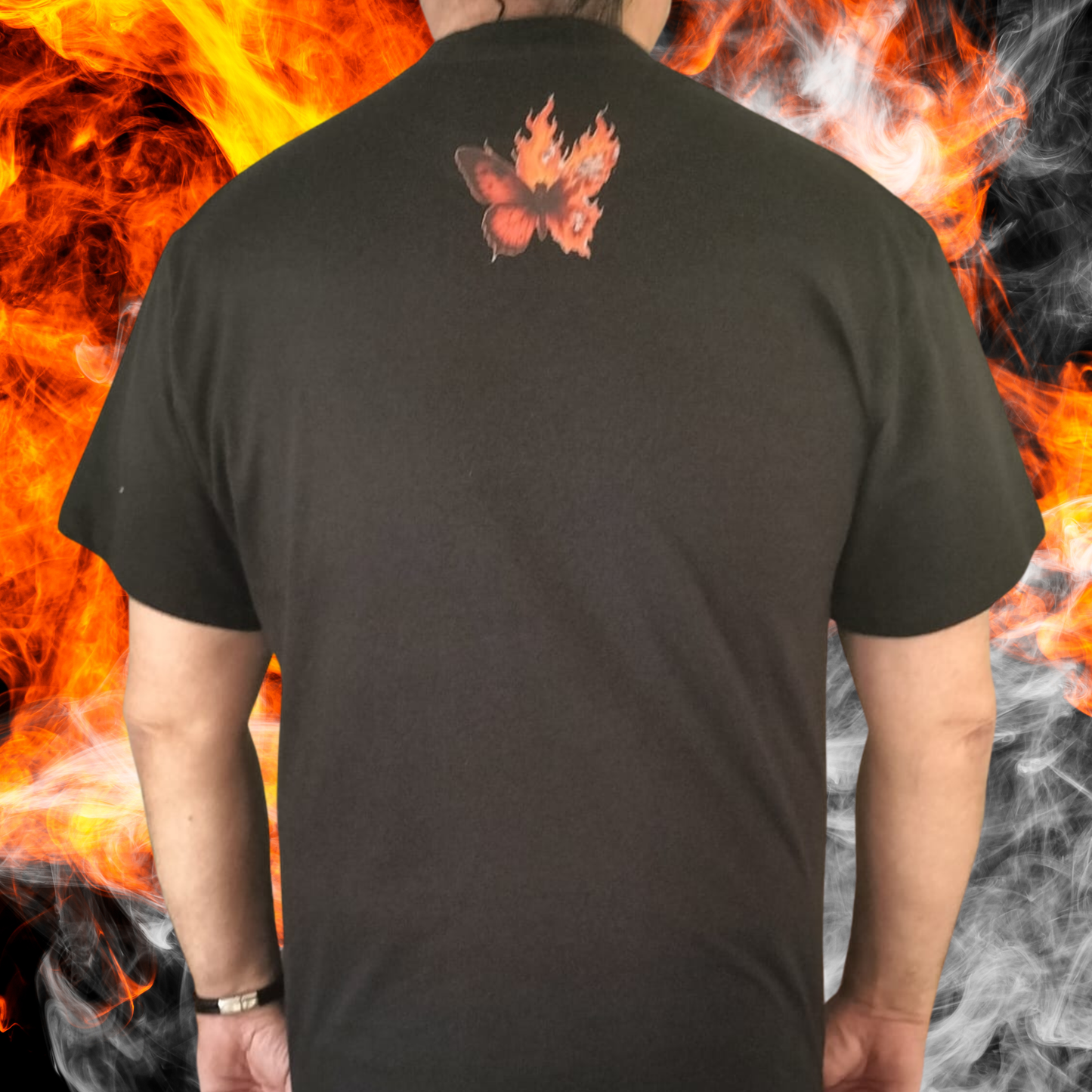Burn in Hell – Camiseta Fuego Rebelde