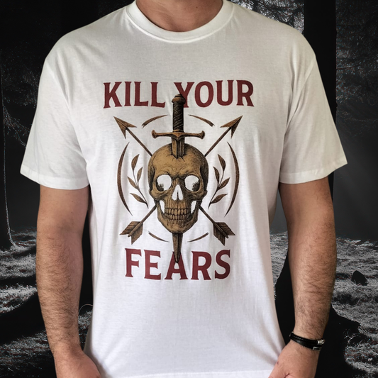 Camiseta manga corta Kill Your Fears – Valentía Desatada