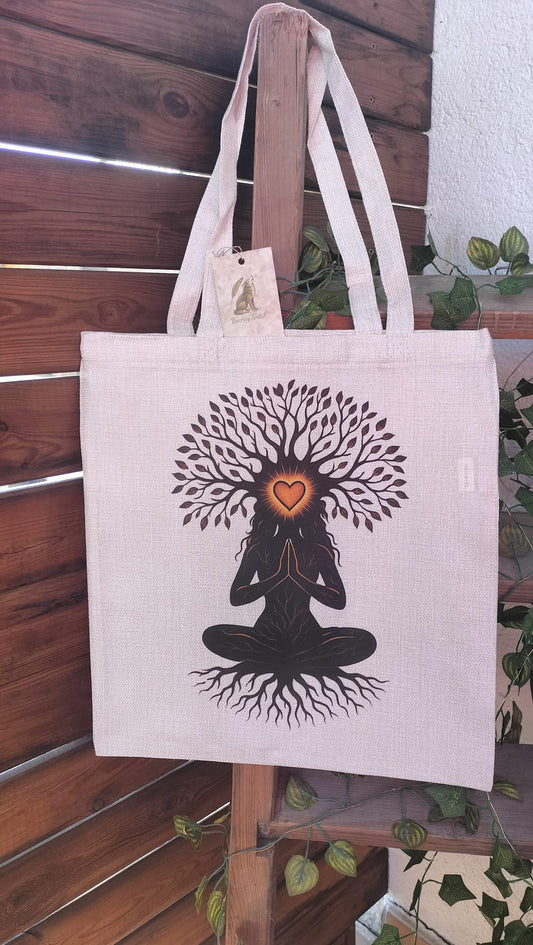 Enraíza tu Calma – Tote Símil Lino